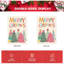 Drapeau de jardin Merry Christmas 12X18 pouces à double face
