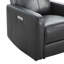 Fauteuil inclinable électrique en cuir véritable Leena-111720663