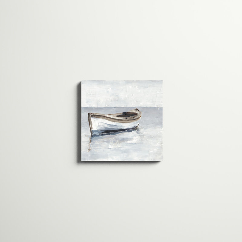 Reflection Horizon II par Ethan Harper - peinture sur toile, H 20 po x l 20 po, Toile tendue