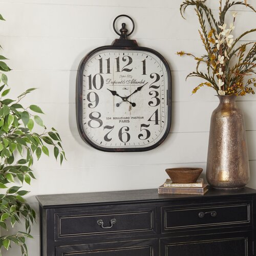 Williston Forge Adylenne Metal Wall Clock & Reviews | Wayfair