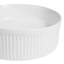 Lavabo vasque de salle de bain rond moderne en céramique cannelée l 14,75 po x P 14,75 po Element-121975568