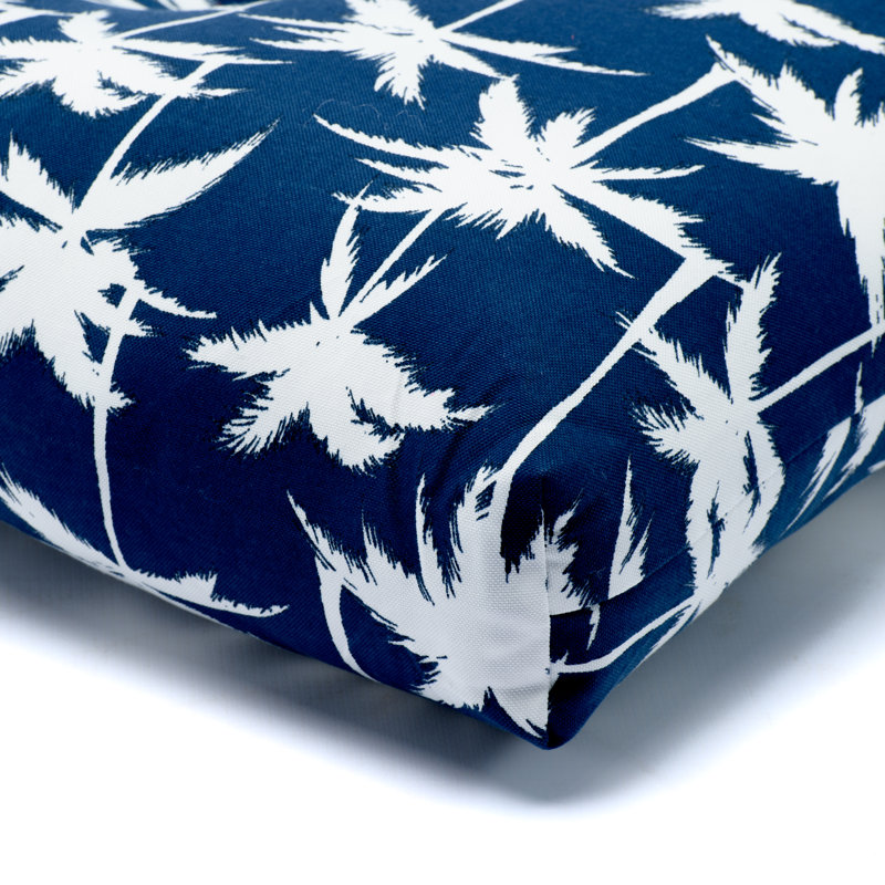 Palmetto Outdoor Seat Cushion, Navy