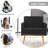 Velet Tufted Armchair With Gold Metal Legs-1602172586