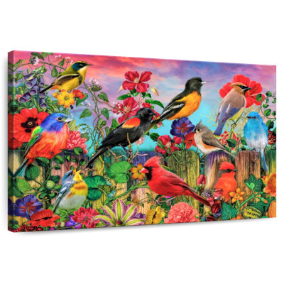Brampt oiseaux et fleurs I