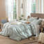 Ensemble de housse de couette en vichy Moomee 100% coton délavé-115836938-115836940