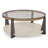 Lowrine Glass Top Single Coffee Table