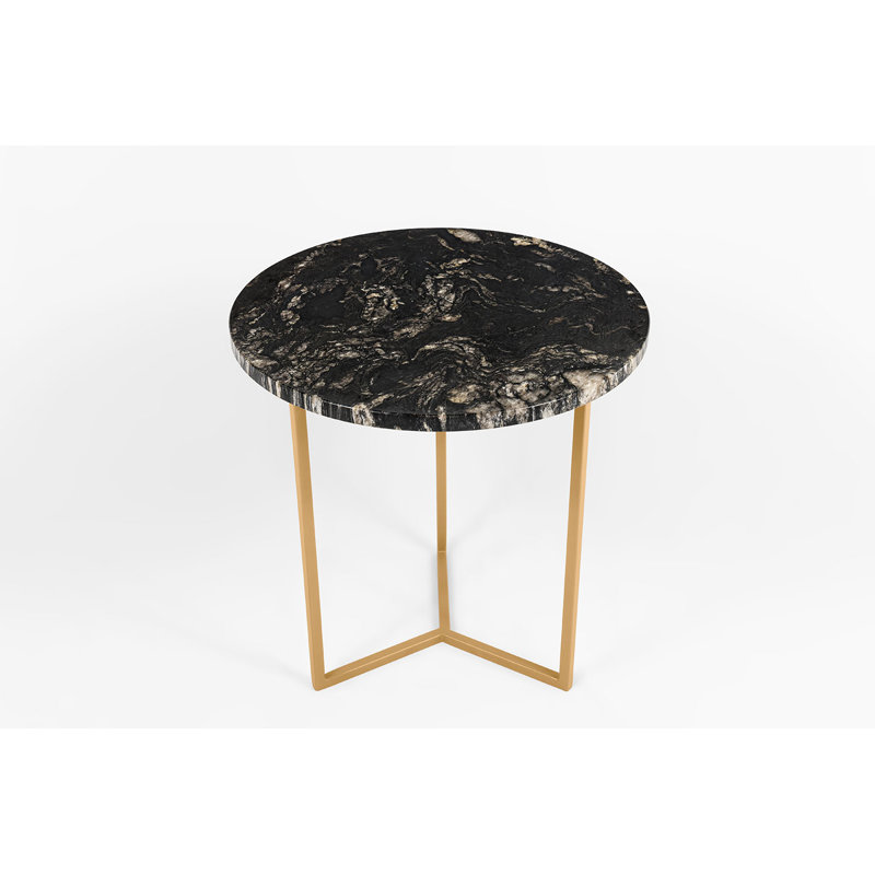 Driscoll Frame End Table, Gold