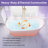 66'' W,68 GALLONS Freestanding Acrylic Soaking  Bathtub With Drain And Overflow Holes