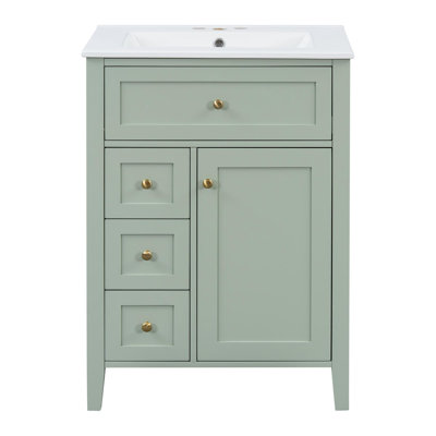 Meuble-lavabo simple 24 po avec lavabo
