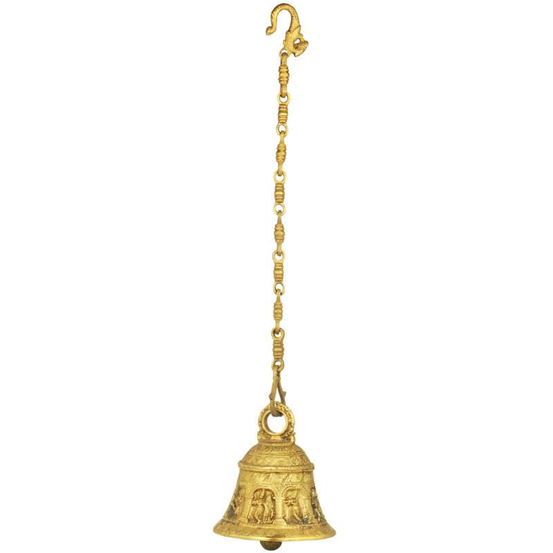 Cloche suspendue du temple Krishna