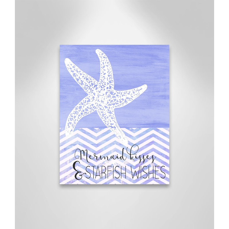 Adhésif décoratif «Mermaid Kisses», H 14 po x l 11 po x P 1,5 po, Canevas