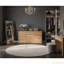 Grande commode à 3 portes Gloria | Façades en hêtre massif | Commode de rangement moderne | Finition naturelle à l'huile
