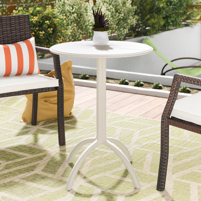 Althoff Round Outdoor Bistro Table , 23.6'' in. W 23.6'' in. D