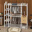 Armoire ouverte avec tiroirs et solution de rangement moderne pour chambre à coucher-1036342557