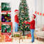Arbre de Noël à pointe floquée-767394473