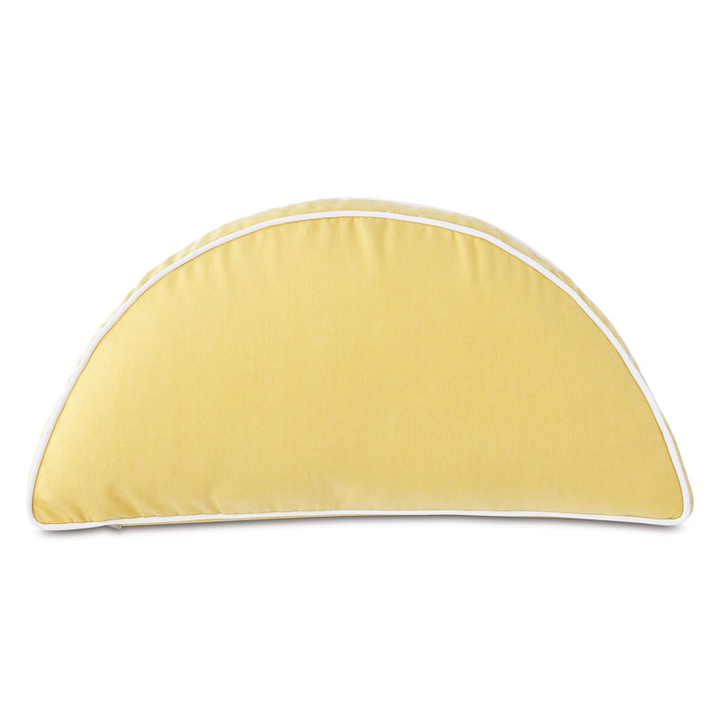 Palencia Handpainted Citrus Decorative Pillow In Melon, Yellow