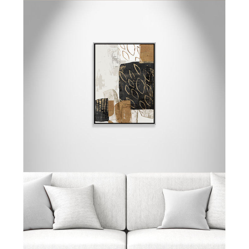 «Shape of formation II» par Casa Fine Arts, H 25,5 po x l 19,5 po, Argent