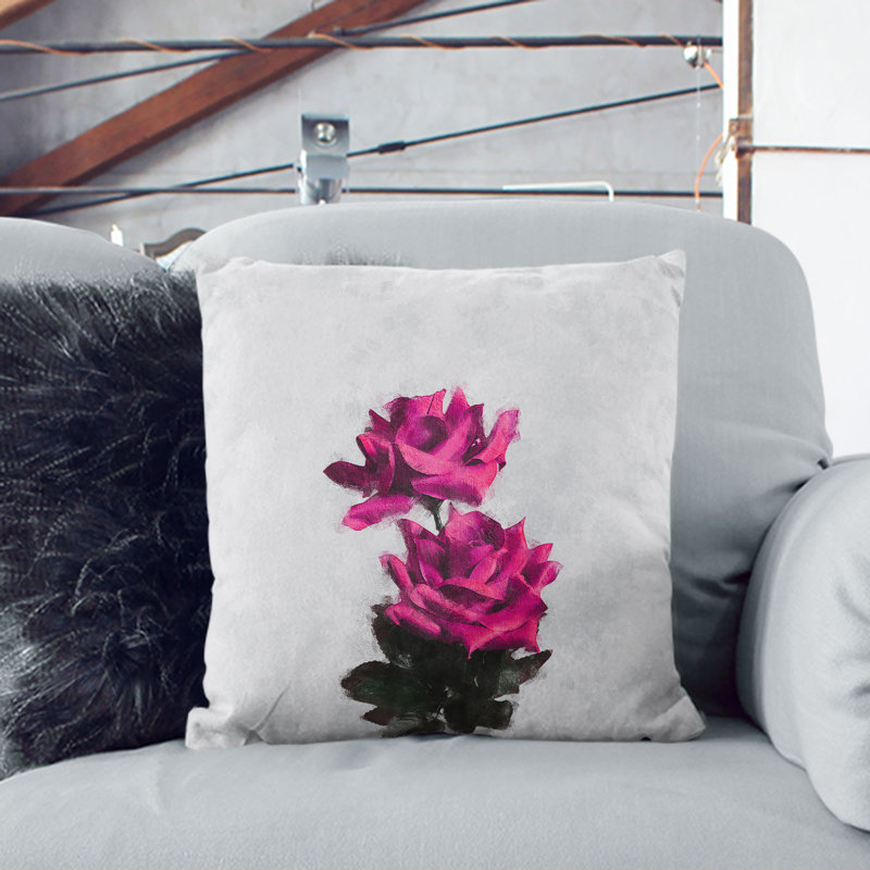 Square Throw Cushion, Stone, 55cm H x 55cm W x 20cm D