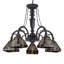 Lustre classique/traditionnel ombré 5 lumières Fraire
