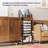 9-Tier Rolling File Organizer With Upright Trays & Drawer - Modern Office Paper Storage Cart With Mesh Shelves