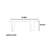 A retro rectangular semi-circular dining table-558401269