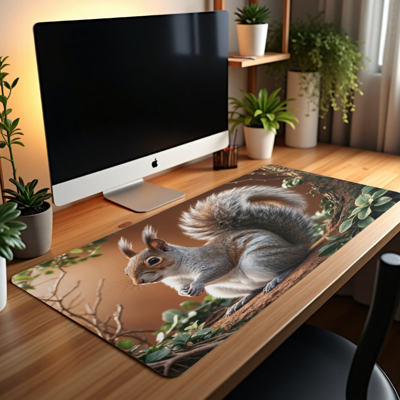 Polyester Desk Pad, 31.5x15.5