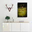 Fox In The Springtime In Abstract - Wrapped Canvas Print-55317547