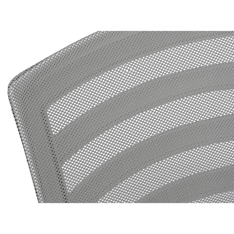 Chaise de bureau Clintonville, Blanc / gris, Chrome