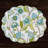 Vida Blooms & Branches Reversible Round Placemats