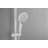 Showerspas Shower System, With 10" Rain Showerhead, 4Function Hand Shower, Adjustable Slide Bar And Soap Dish-129525226