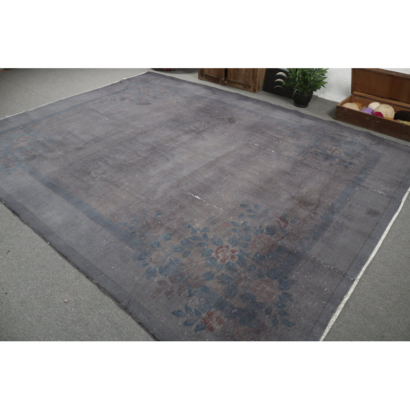 Tapis rectangulaire noué à la main