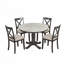Ensemble 5 pièces de table et chaises pour 4 personnes