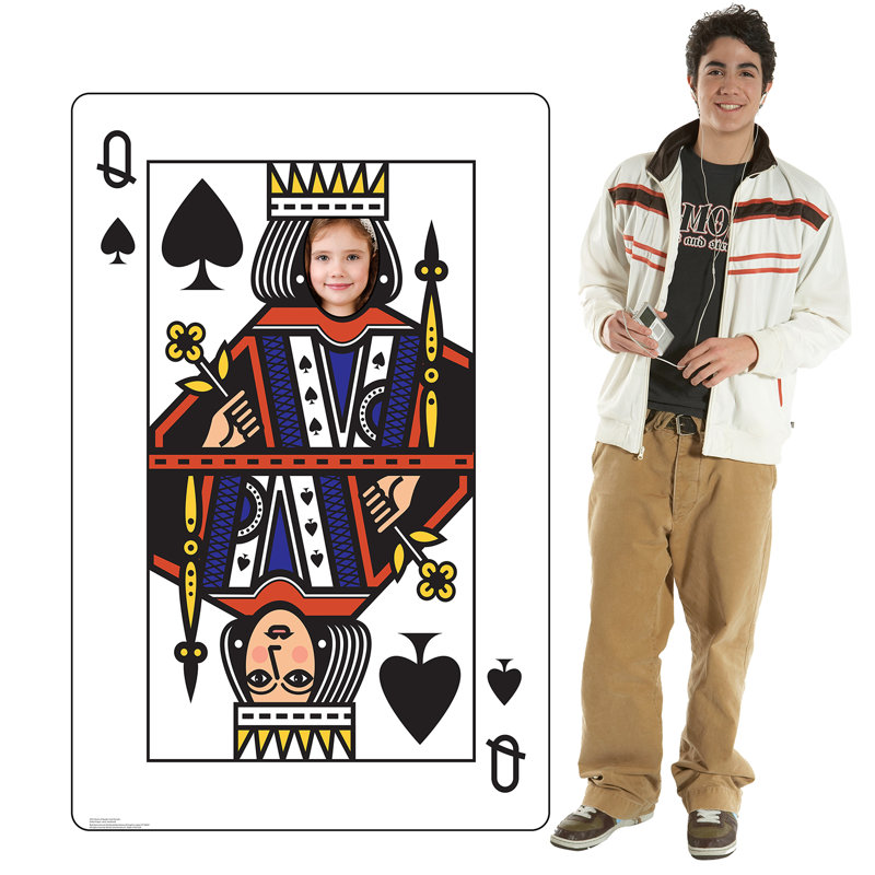 Accroche en carton grand de pique
