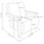 Fauteuil d'appoint rembourré Paquet Boucle-745681911-745681910