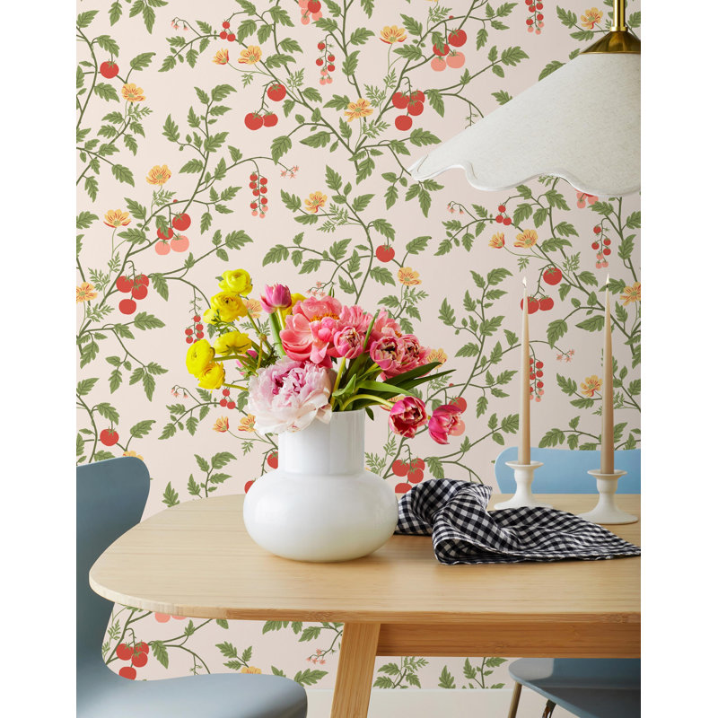 Heirloom Wallpaper | Traditional / Roll - 27" x 30', Blush