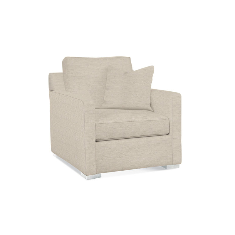 Bel-Air Chair, Frost White Finish, Frond Melon; 0448-24