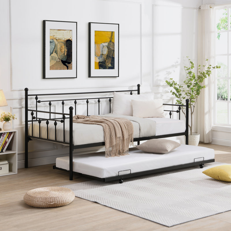 Metal Daybed Bed,Platform Bed,Bed Frame,Metal Bed