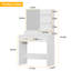 Meuble-lavabo blanc 55,1 po