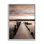 «Boat & Beach Pier», impression sur bois encadrée par Danita Delimont