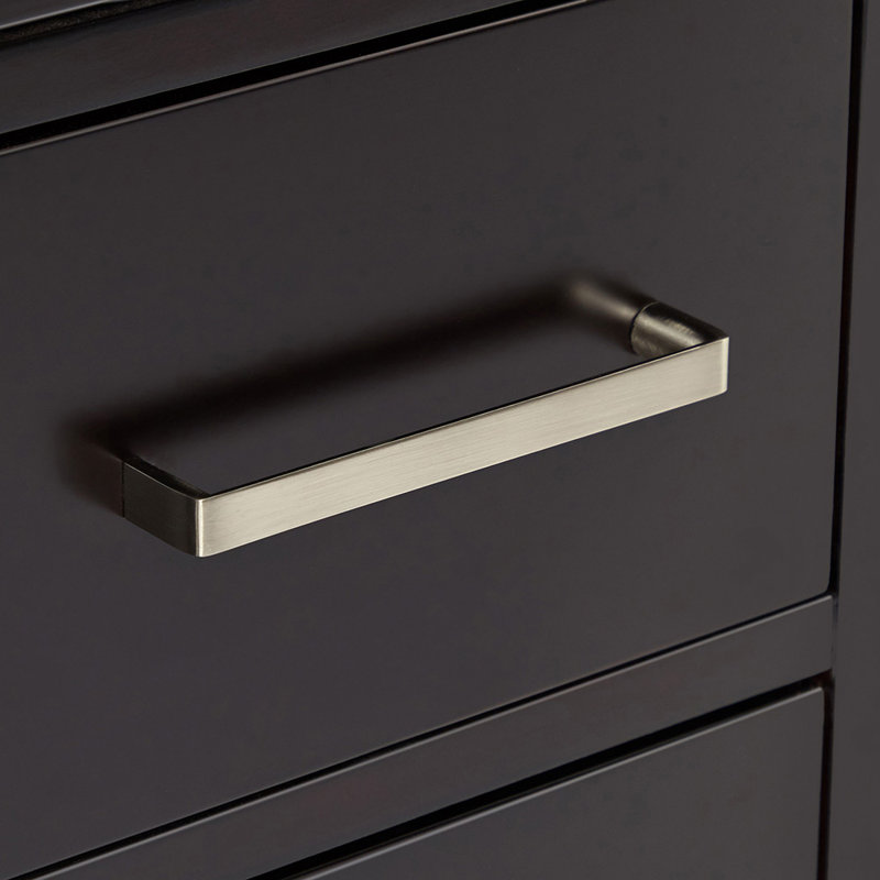 Cambridge Left Offset 36" Single Bathroom Vanity Base Only, Espresso