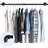 31.5'' Metal Adjustable Wall Mounted Clothing Racks