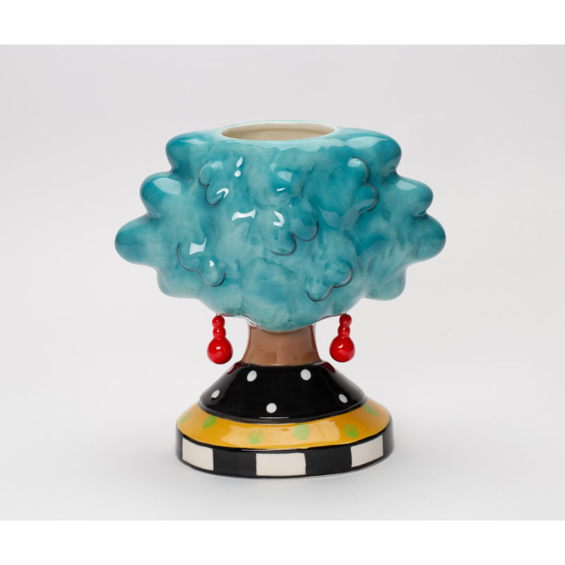 DollyMama's Large Lady Vase Figurine -7 7/8"H