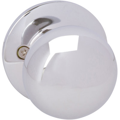 Callan by Delaney Saxon Dummy Knob in Polished Chrome