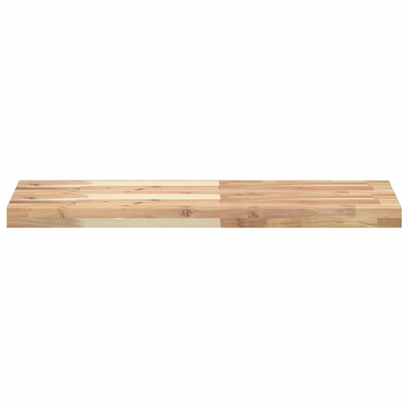 Alfie Solid Wood Table Top, 4cm H x 80cm W x 30cm D, Natural