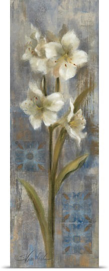 «Early Spring II» par Silvia Vassileva - reproduction, H 48 po x l 16 po x P 1,5 po, Toile