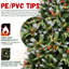 Arbre de Noël de 9 pi avec 750 lumières à DEL blanc chaud, 3750 branches Pe + à pointe enneigée, 111 baies rouges réalistes et pin, conception à charnières pour les fêtes de Noël