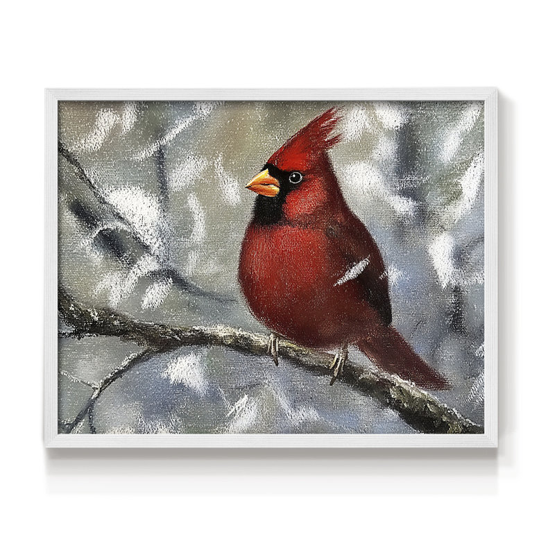 Art de Noël Chirstmas - Impression encadrée - Restickable, H 16 po x l 20 po, Blanc