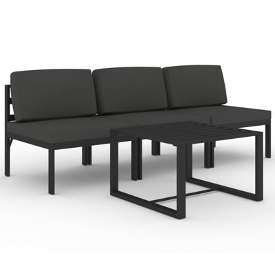 4 Piece Deep Seating Group with Cushions
