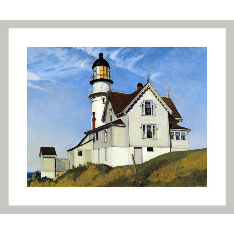 «Captain Upton's House» par Edward Hopper, impression giclée encadrée, H 23,5 po x l 28,34 po
