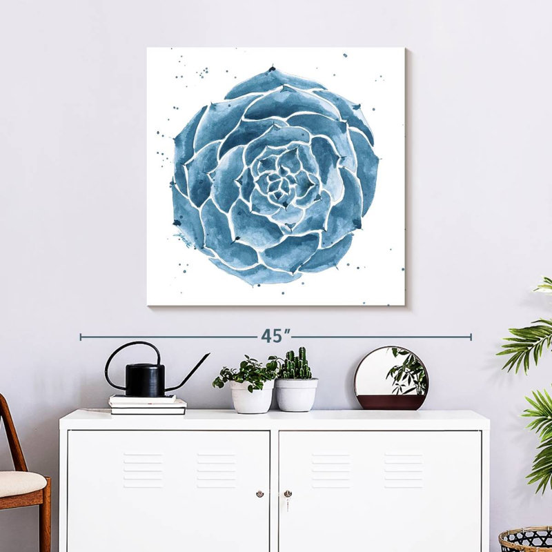 Midnight Succulent II, 30" H x 30" W